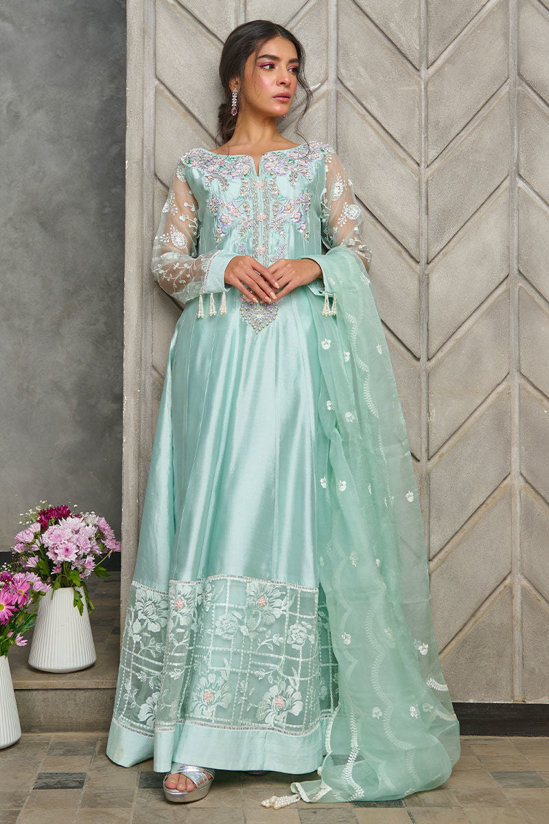 Fatima Khan | Best Sellers 24 | OPAL AQUA KALIDAR - Official Fatima Khan stockist in UK - Sakeena London