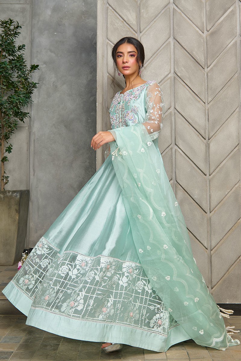 Fatima Khan | Best Sellers 24 | OPAL AQUA KALIDAR - Official Fatima Khan stockist in UK - Sakeena London