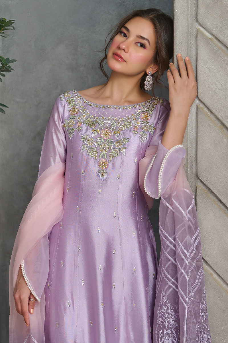 Fatima Khan | Best Sellers 24 | MISTY LILAC KALIDAR - Official Fatima Khan stockist in UK - Sakeena London