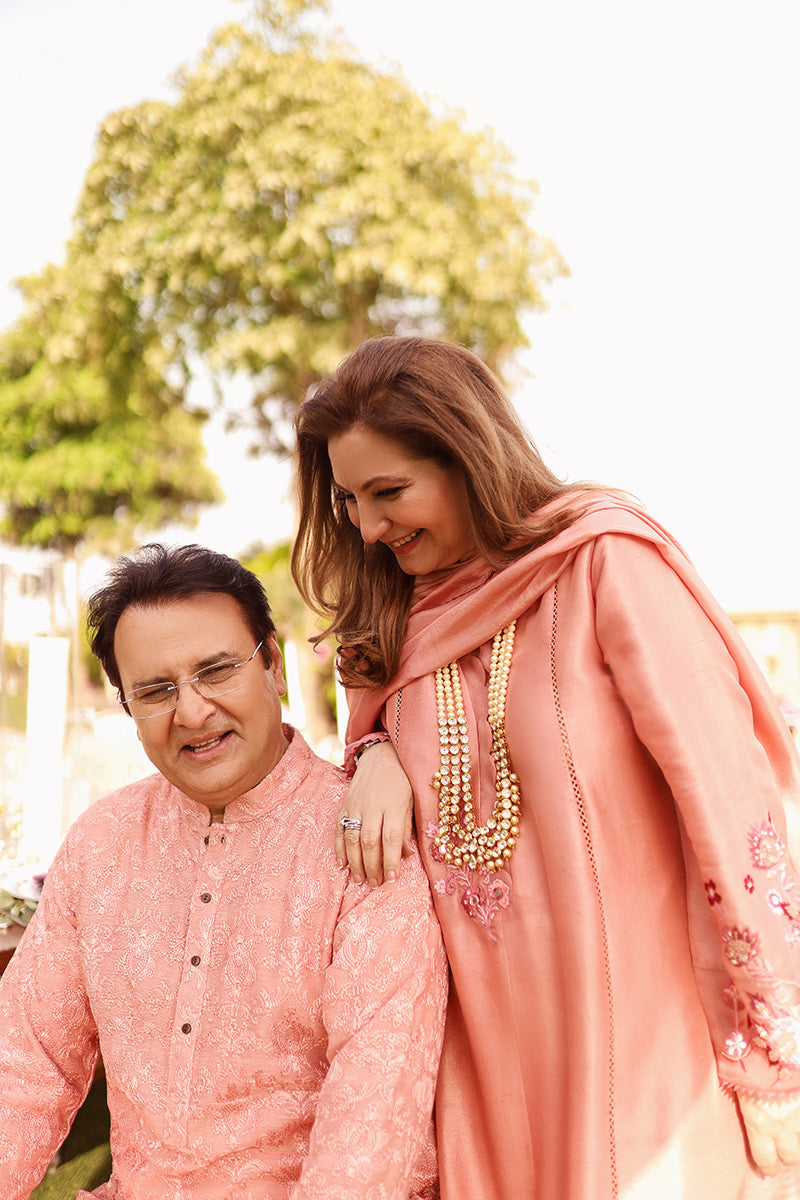 Ansab Jahangir | Luxury Silk Pret | MOIRE - Official Ansab Jahangir stockist in UK - Sakeena London