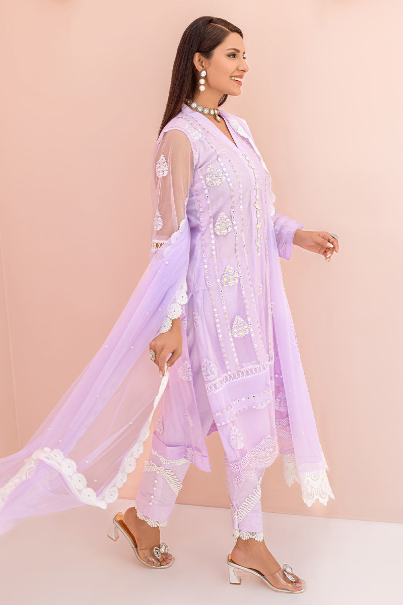 Fatima Khan | Luxury Pret 24 | TURKISH LILAC - Official Fatima Khan stockist in UK - Sakeena London