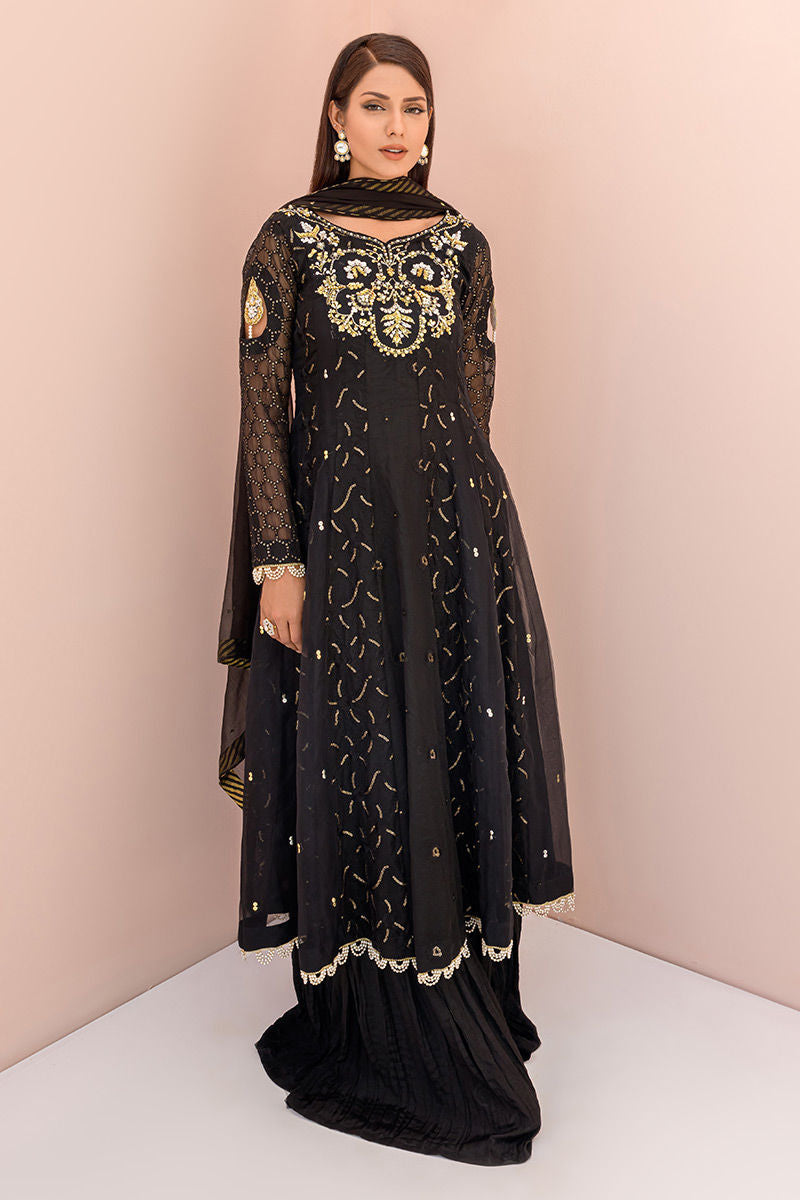 Fatima Khan | Luxury Pret 24 | RAVEN BLACK - Official Fatima Khan stockist in UK - Sakeena London