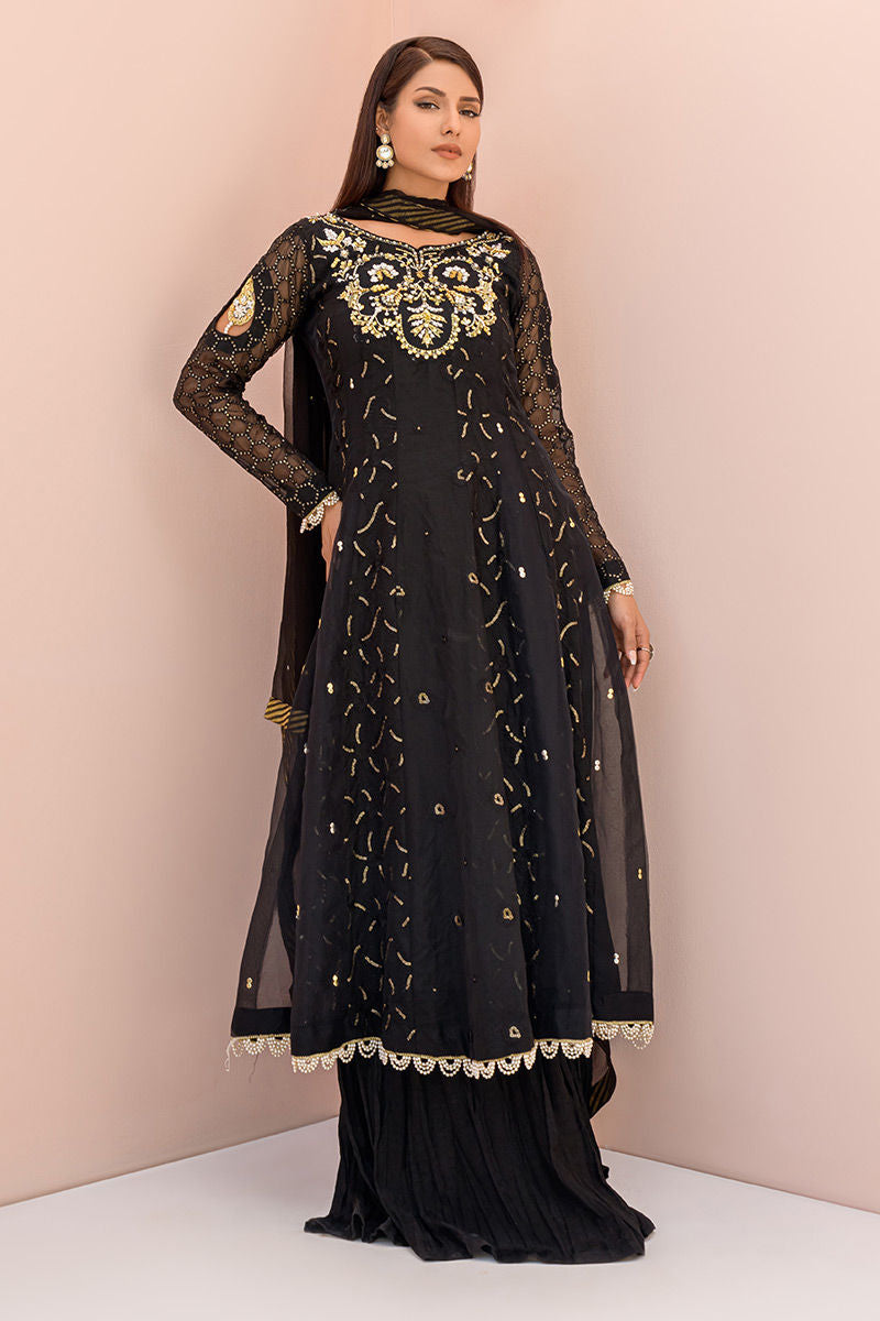 Fatima Khan | Luxury Pret 24 | RAVEN BLACK - Official Fatima Khan stockist in UK - Sakeena London