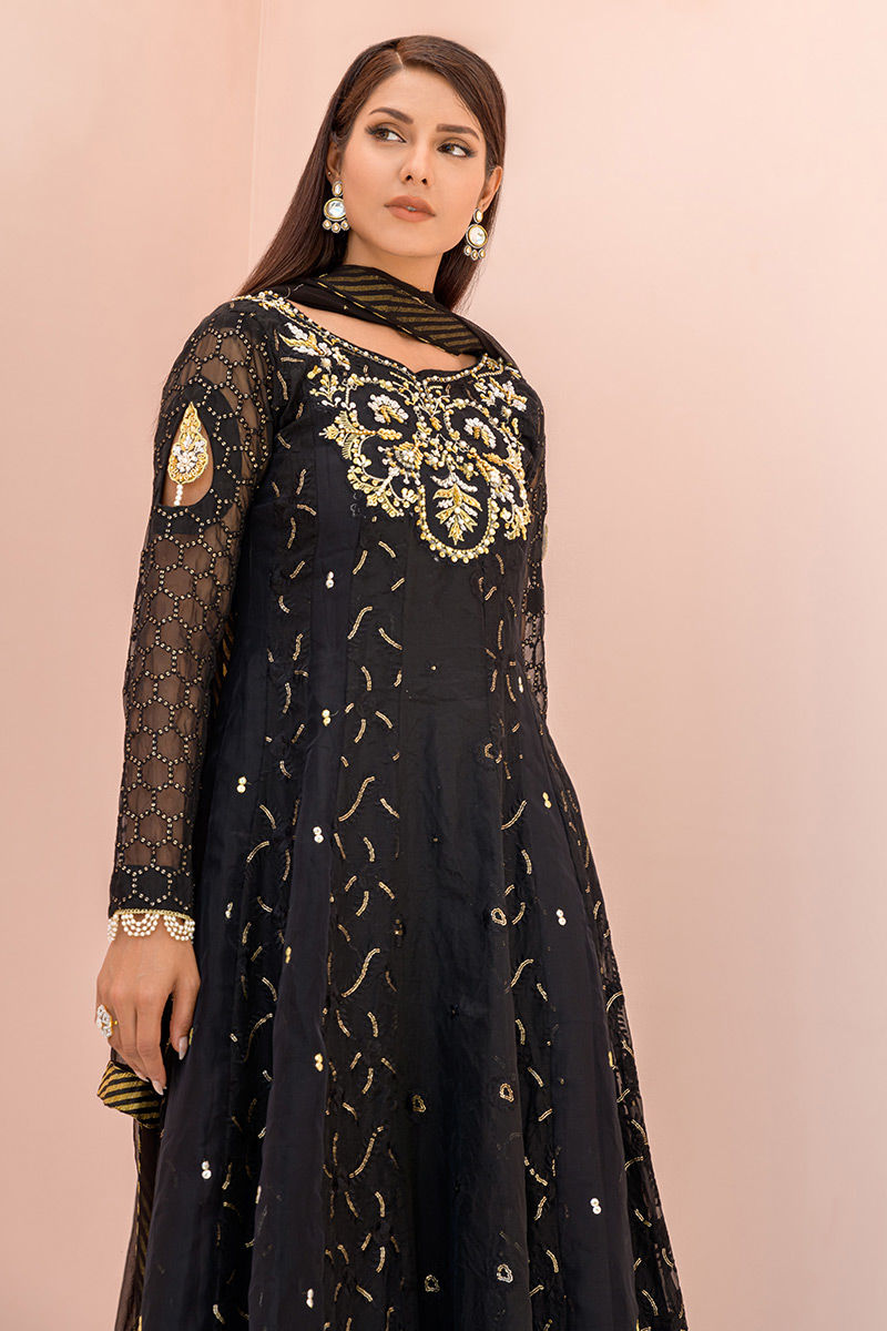 Fatima Khan | Luxury Pret 24 | RAVEN BLACK - Official Fatima Khan stockist in UK - Sakeena London