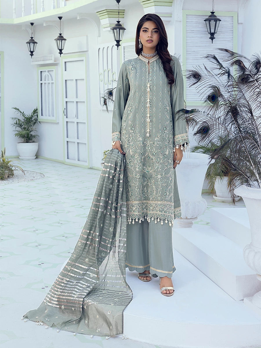 Salitex | Signature Festive Chiffon | SUNW6NO010UT - Official Salitex stockist in UK - Sakeena London