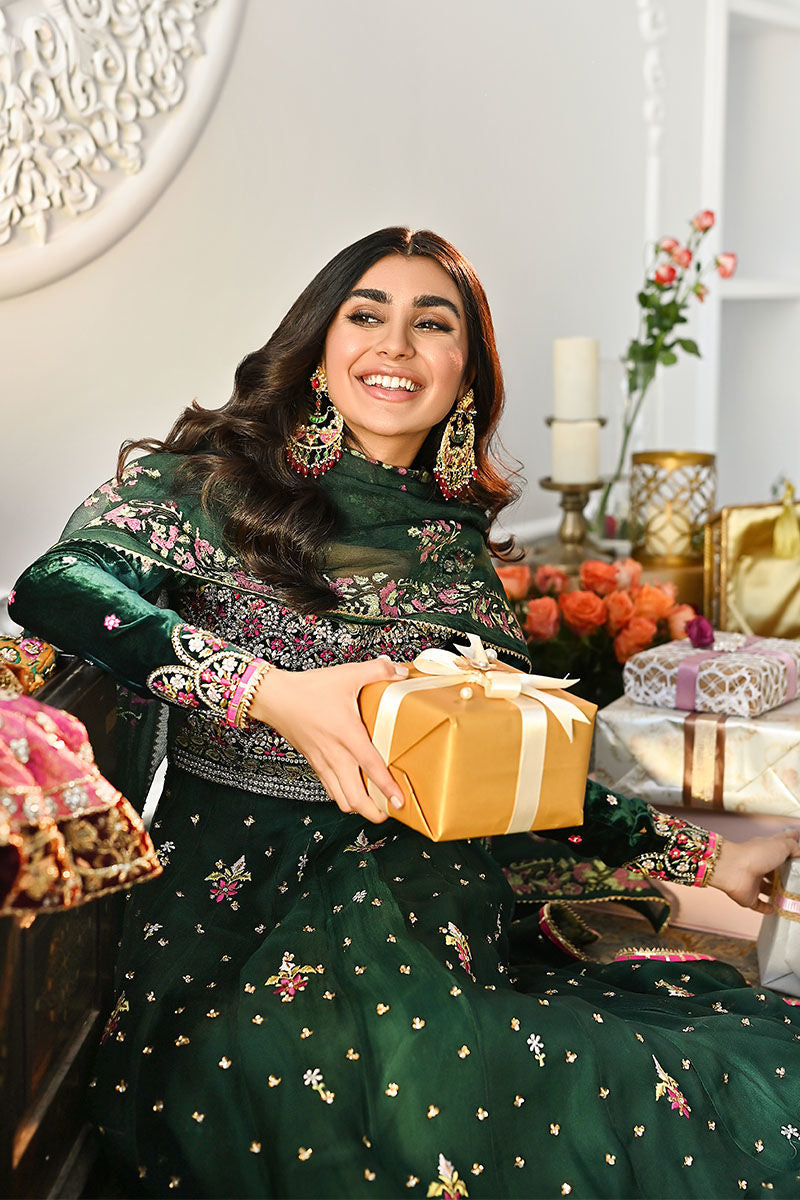 Ansab Jahangir | Bow Velvet Edit | FOREST - Official Ansab Jahangir stockist in UK - Sakeena London