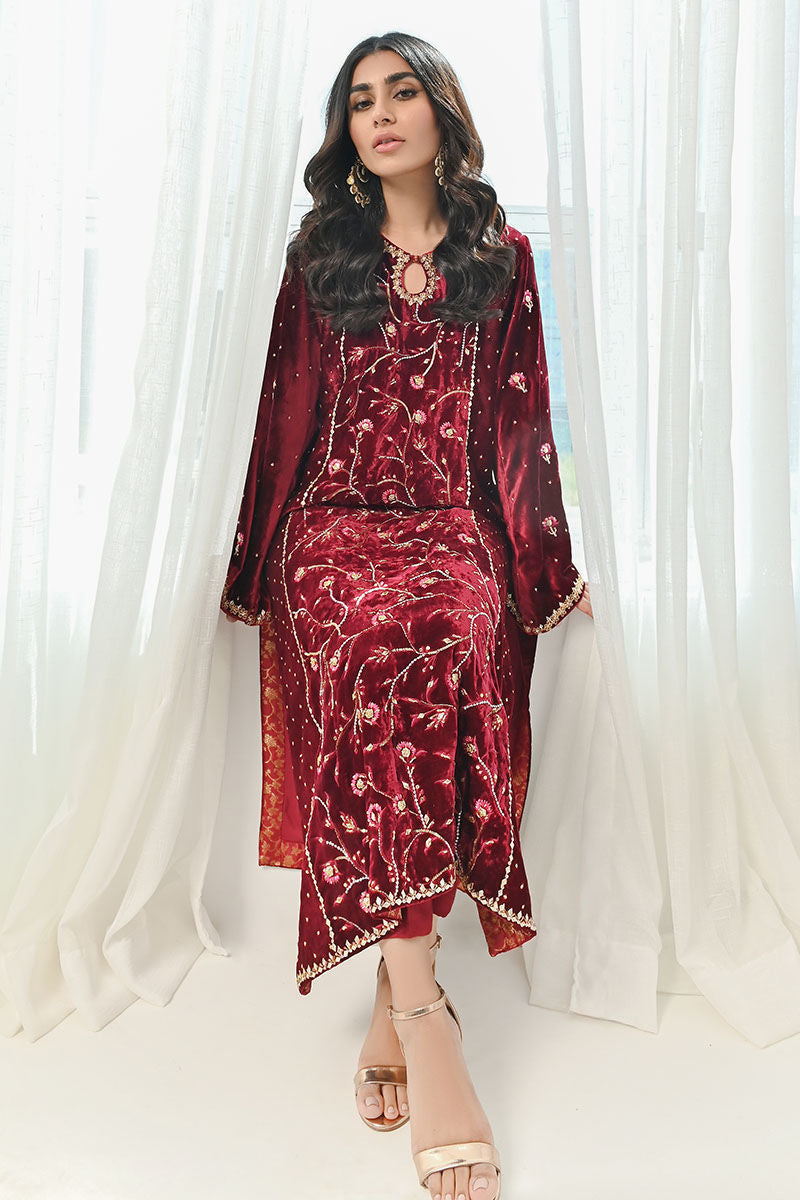 Ansab Jahangir | Bow Velvet Edit | JASMINE - Official Ansab Jahangir stockist in UK - Sakeena London
