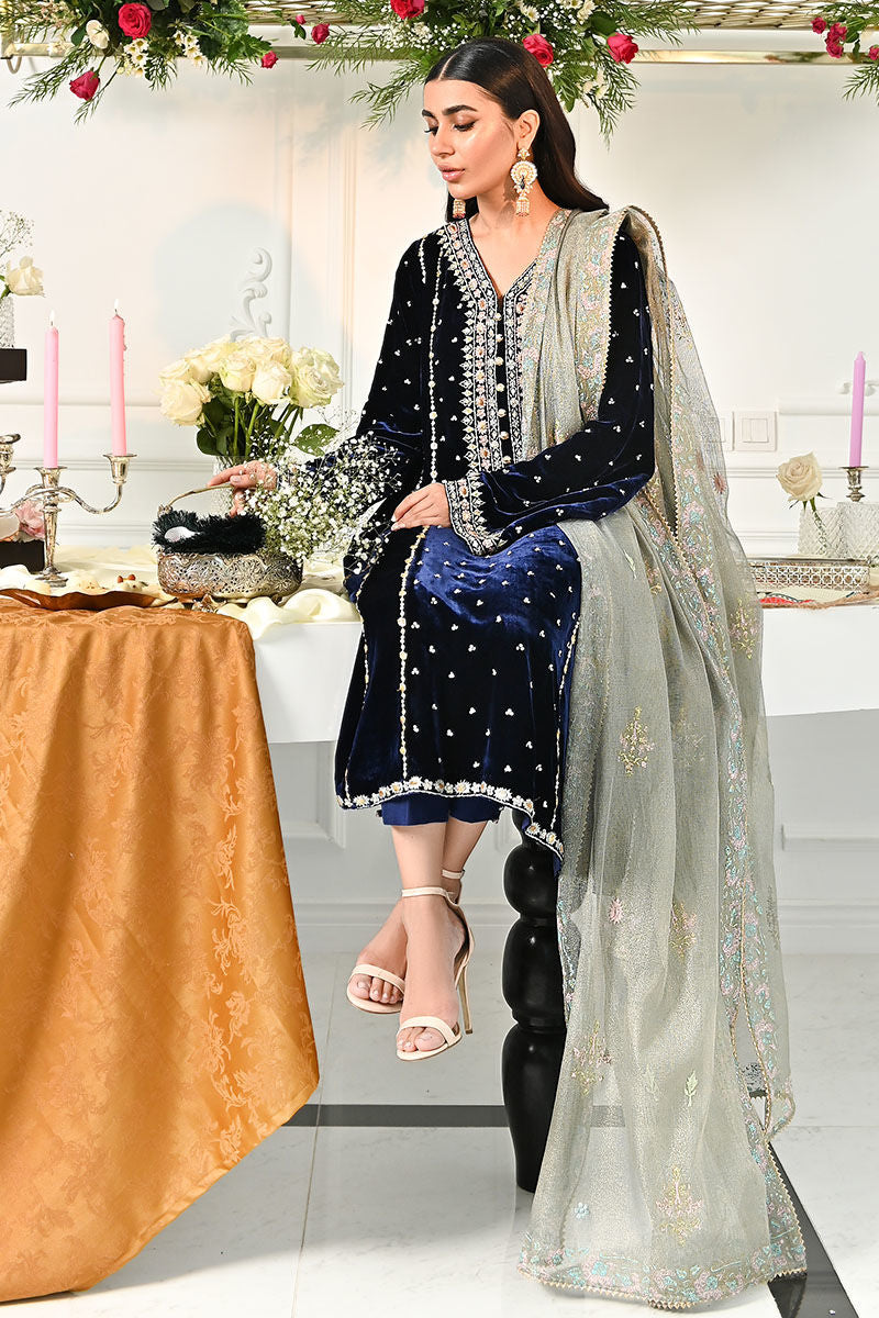 Ansab Jahangir | Bow Velvet Edit | ELSA - Official Ansab Jahangir stockist in UK - Sakeena London
