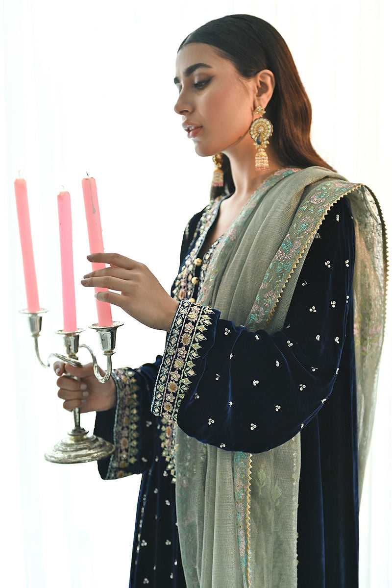 Ansab Jahangir | Bow Velvet Edit | ELSA - Official Ansab Jahangir stockist in UK - Sakeena London