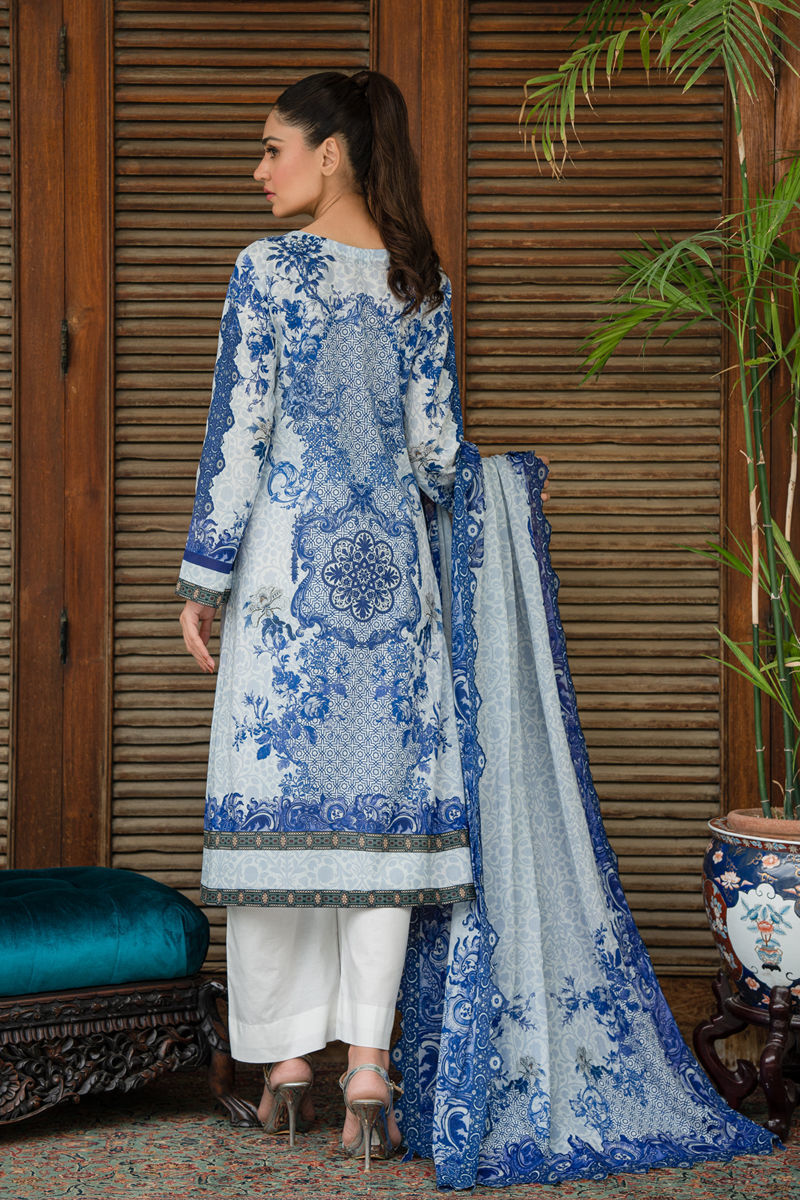 Shamaeel Ansari | Gulrang Lawn | LP-01 - Official Shamaeel Ansari stockist in UK - Sakeena London