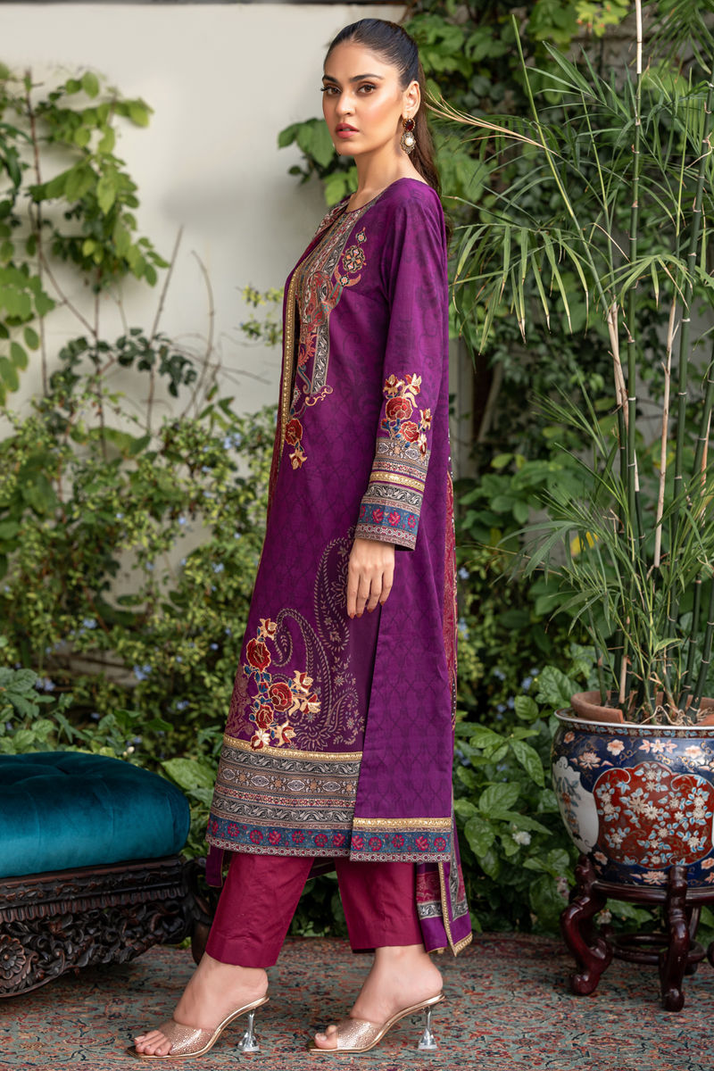 Shamaeel Ansari | Gulrang Lawn | LP-02 - Official Shamaeel Ansari stockist in UK - Sakeena London
