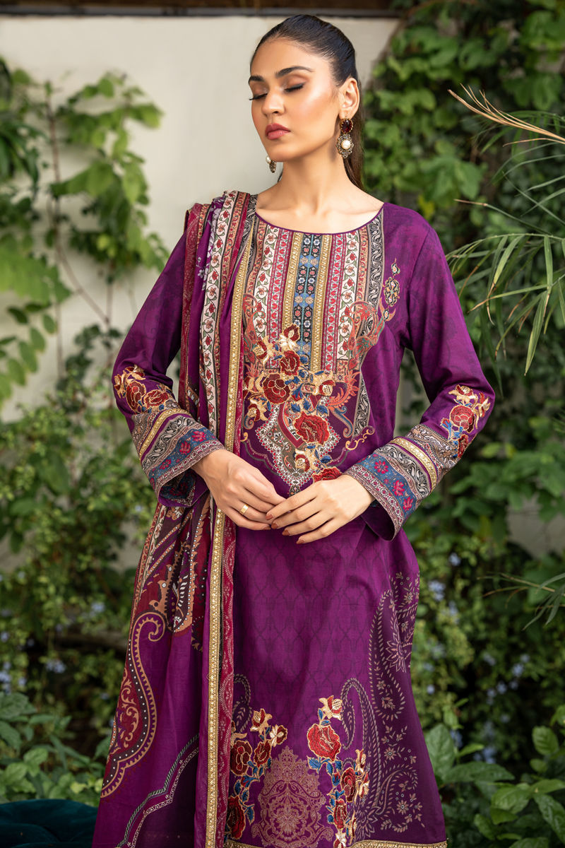 Shamaeel Ansari | Gulrang Lawn | LP-02 - Official Shamaeel Ansari stockist in UK - Sakeena London