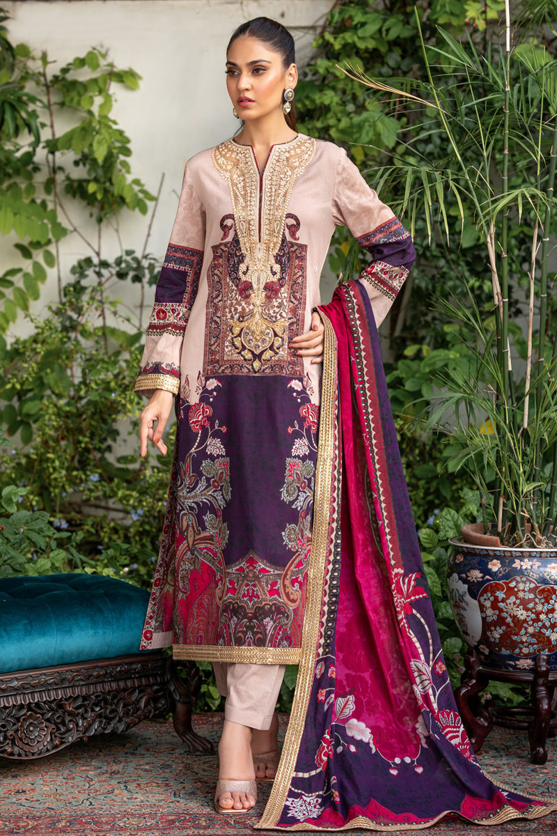 Shamaeel Ansari | Gulrang Lawn | LP-03 - Official Shamaeel Ansari stockist in UK - Sakeena London