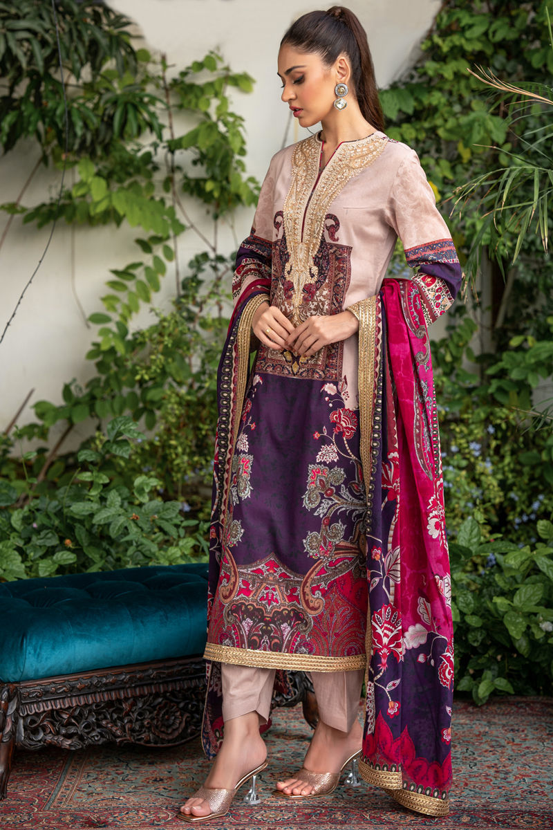 Shamaeel Ansari | Gulrang Lawn | LP-03 - Official Shamaeel Ansari stockist in UK - Sakeena London