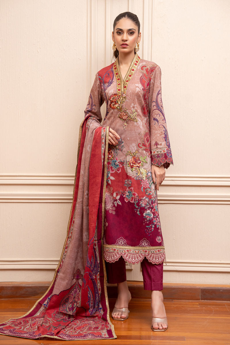 Shamaeel Ansari | Gulrang Lawn | LP-06 - Official Shamaeel Ansari stockist in UK - Sakeena London
