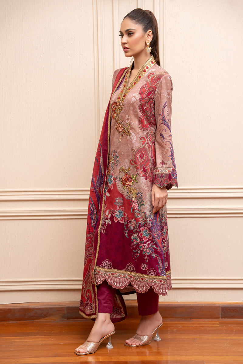 Shamaeel Ansari | Gulrang Lawn | LP-06 - Official Shamaeel Ansari stockist in UK - Sakeena London