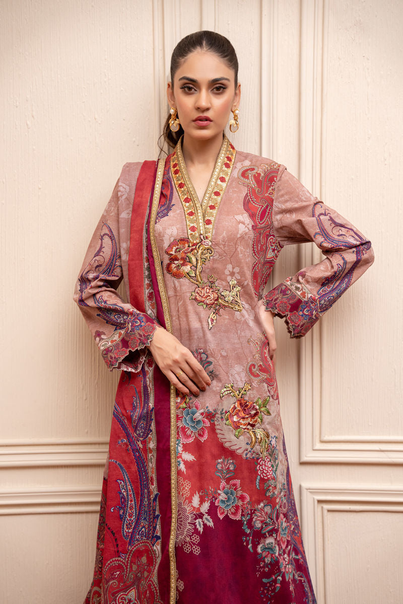 Shamaeel Ansari | Gulrang Lawn | LP-06 - Official Shamaeel Ansari stockist in UK - Sakeena London