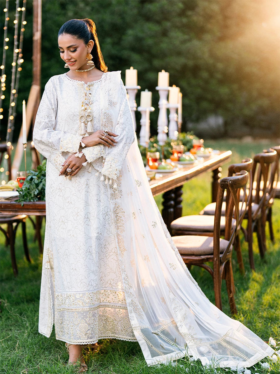 Salitex | Signature Festive Chiffon | UNS25WW001UT - Official Salitex stockist in UK - Sakeena London
