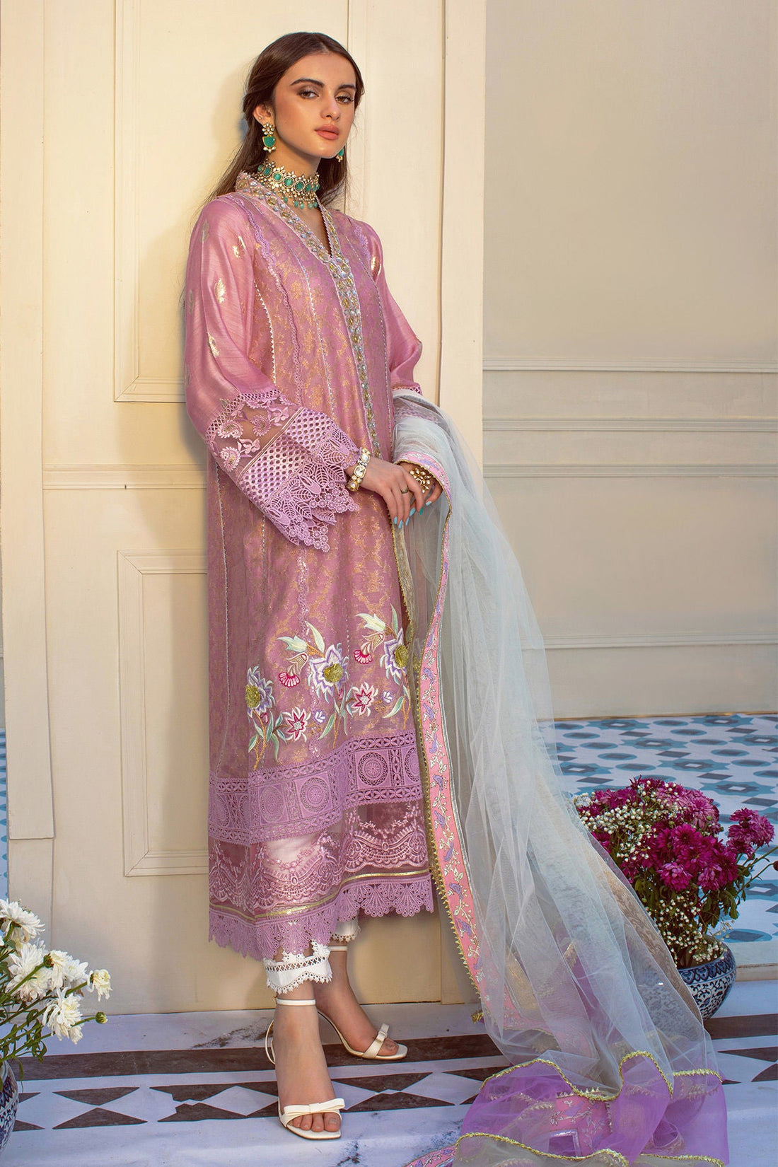 Annus Abrar | Designer Picks 24 | RIZEEN - LILAC - Official Annus Abrar stockist in UK - Sakeena London