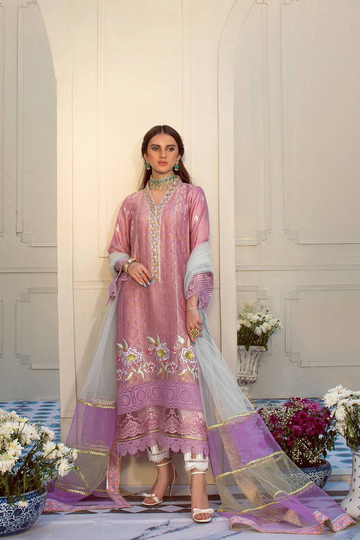 Annus Abrar | Designer Picks 24 | RIZEEN - LILAC - Official Annus Abrar stockist in UK - Sakeena London