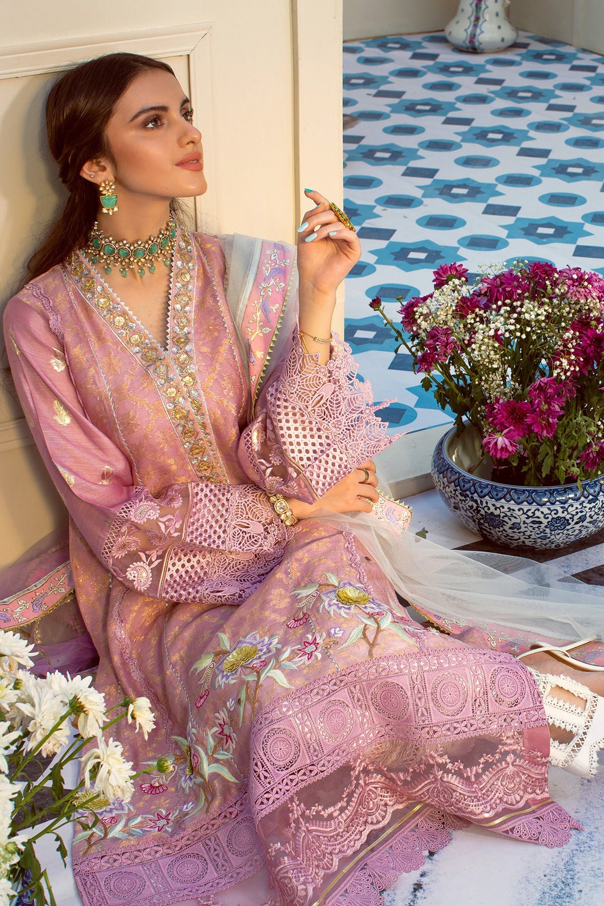 Annus Abrar | Designer Picks 24 | RIZEEN - LILAC - Official Annus Abrar stockist in UK - Sakeena London