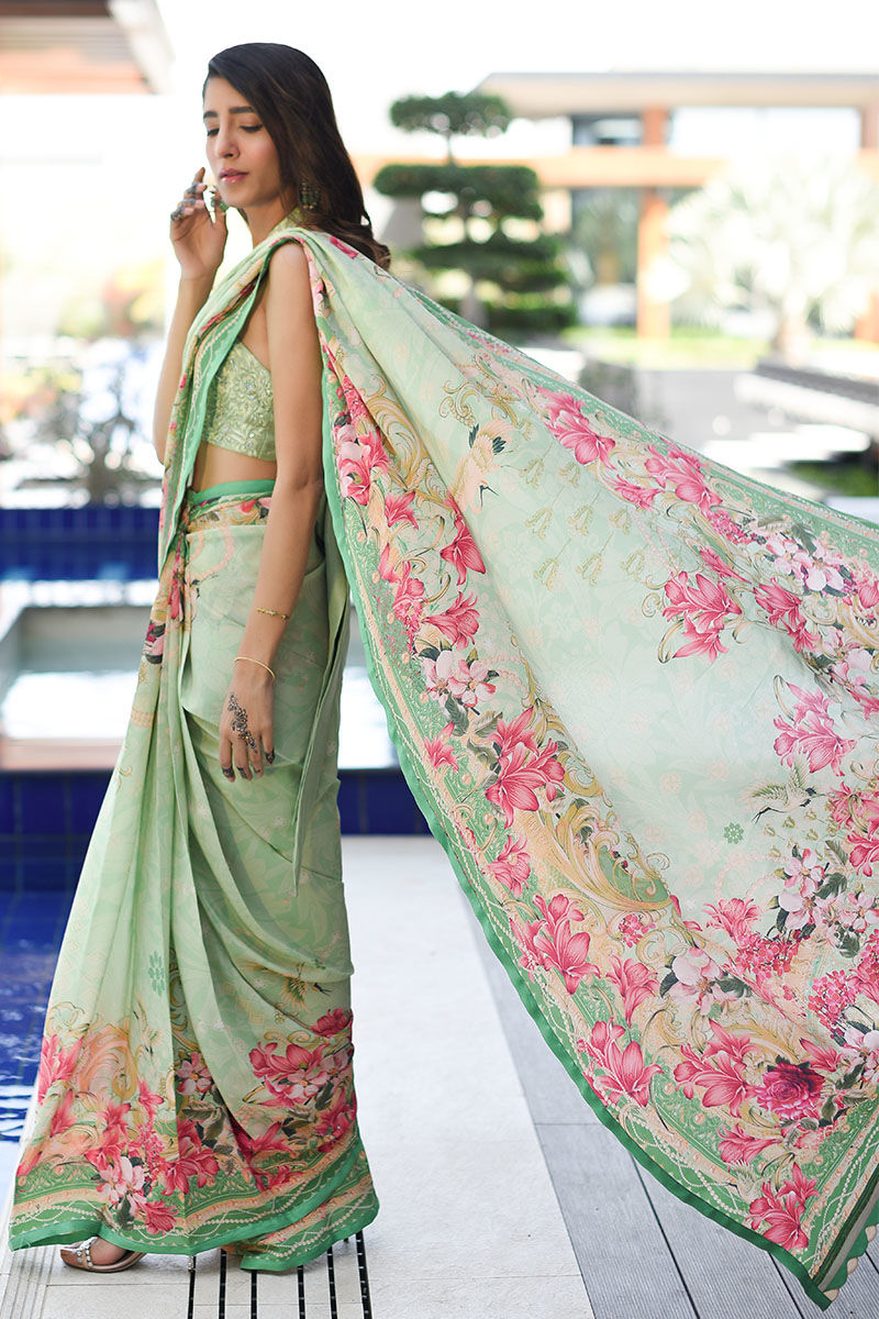 Ansab Jahangir | Luxury Silk Pret | ALOE WASH - Official Ansab Jahangir stockist in UK - Sakeena London