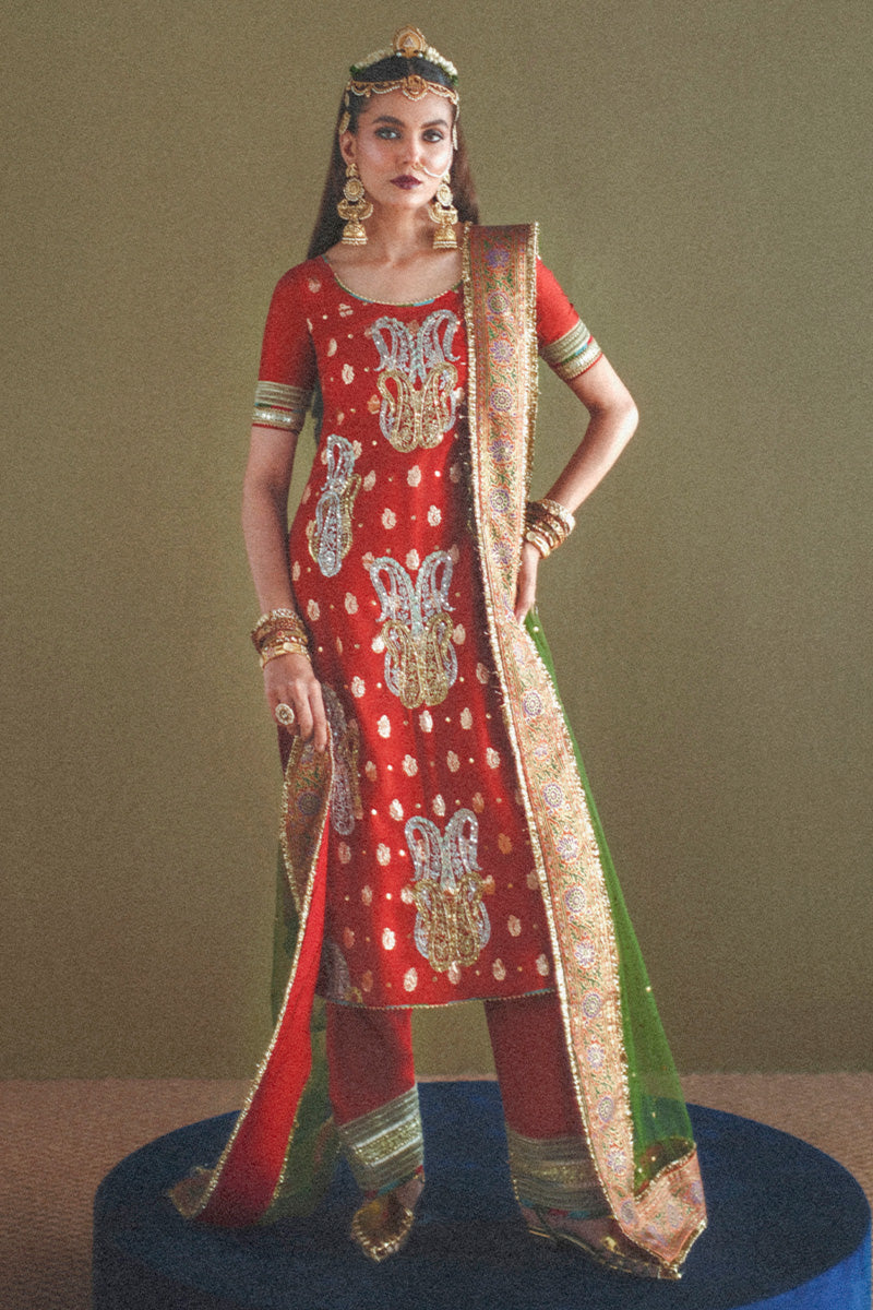 Haute Form I Dastaan Luxury Formals I Laal Pari - Official Haute Form stockist in UK - Sakeena London