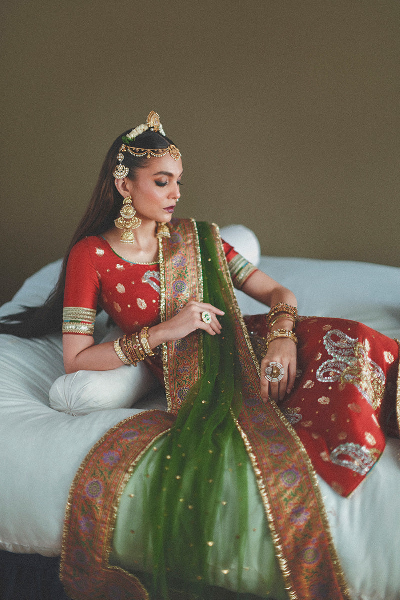 Haute Form I Dastaan Luxury Formals I Laal Pari - Official Haute Form stockist in UK - Sakeena London