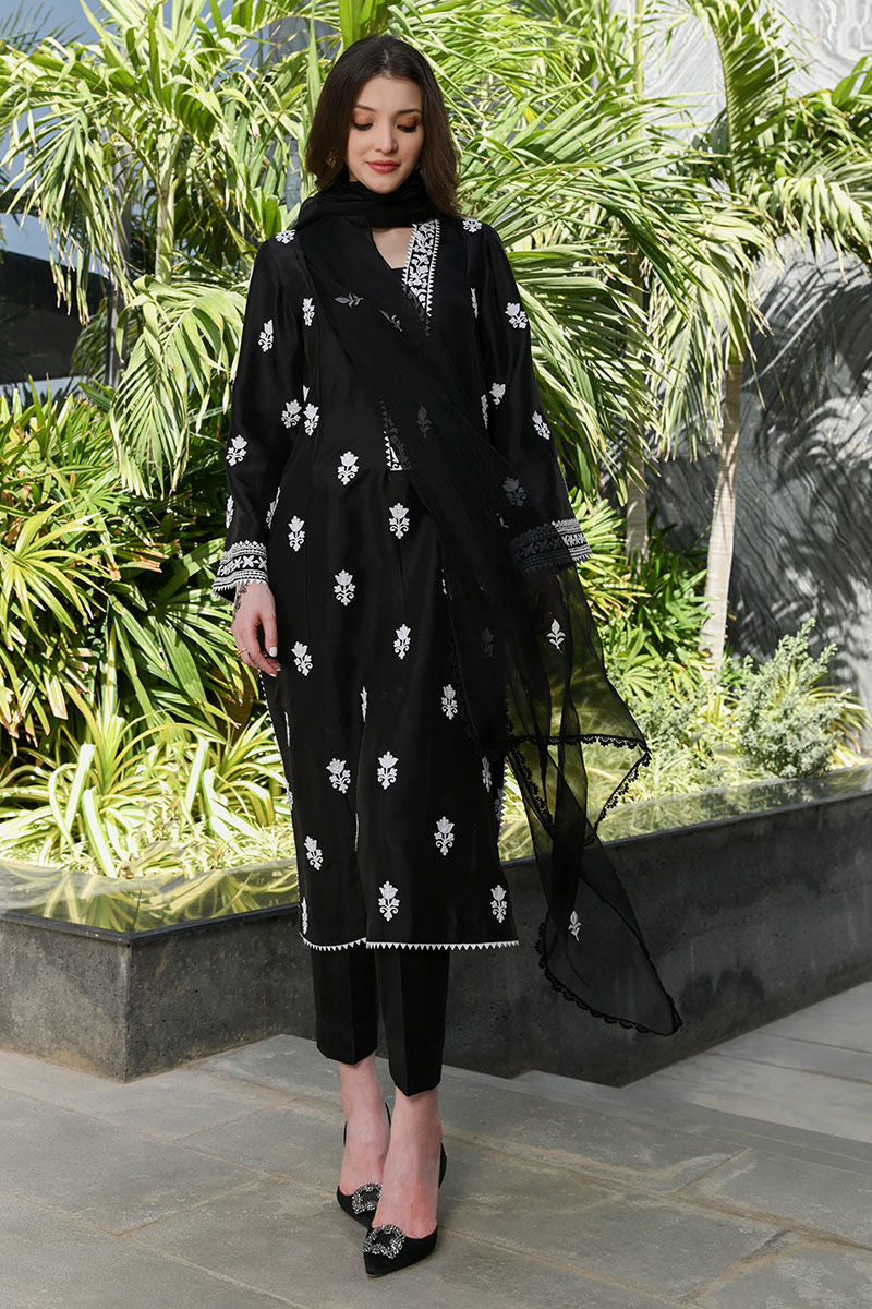 Ansab Jahangir | Luxury Silk Pret | BLACK DIAMOND - Official Ansab Jahangir stockist in UK - Sakeena London