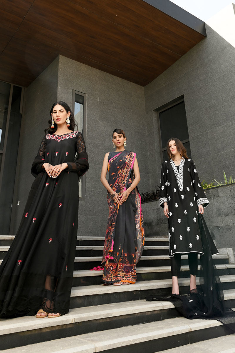 Ansab Jahangir | Luxury Silk Pret | BLACK DIAMOND - Official Ansab Jahangir stockist in UK - Sakeena London
