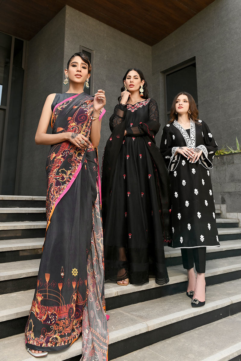 Ansab Jahangir | Luxury Silk Pret | BLACK DIAMOND - Official Ansab Jahangir stockist in UK - Sakeena London