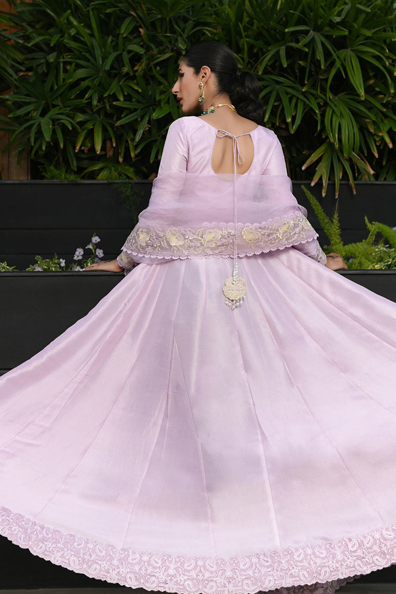 Ansab Jahangir | Luxury Silk Pret | HEIRLOOM LILAC - Official Ansab Jahangir stockist in UK - Sakeena London