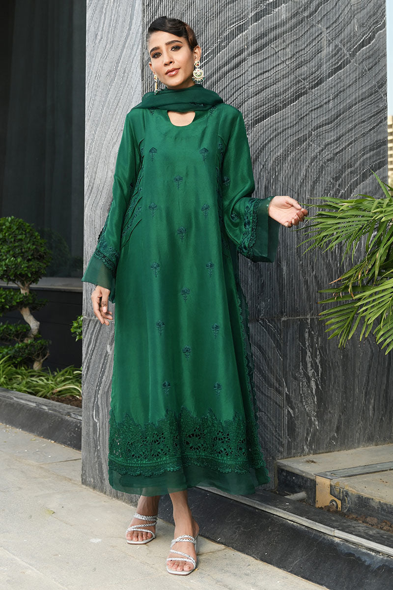 Ansab Jahangir | Luxury Silk Pret | DEEP LAKE - Official Ansab Jahangir stockist in UK - Sakeena London
