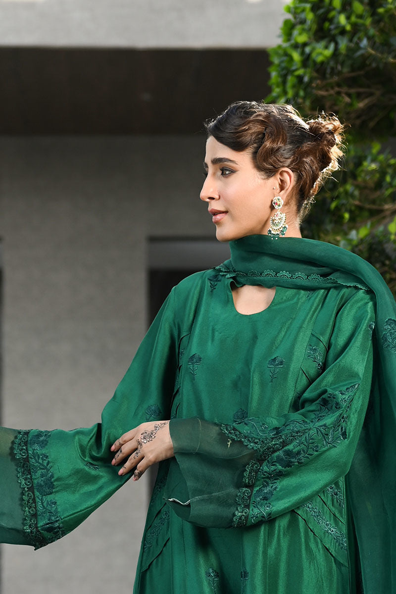 Ansab Jahangir | Luxury Silk Pret | DEEP LAKE - Official Ansab Jahangir stockist in UK - Sakeena London