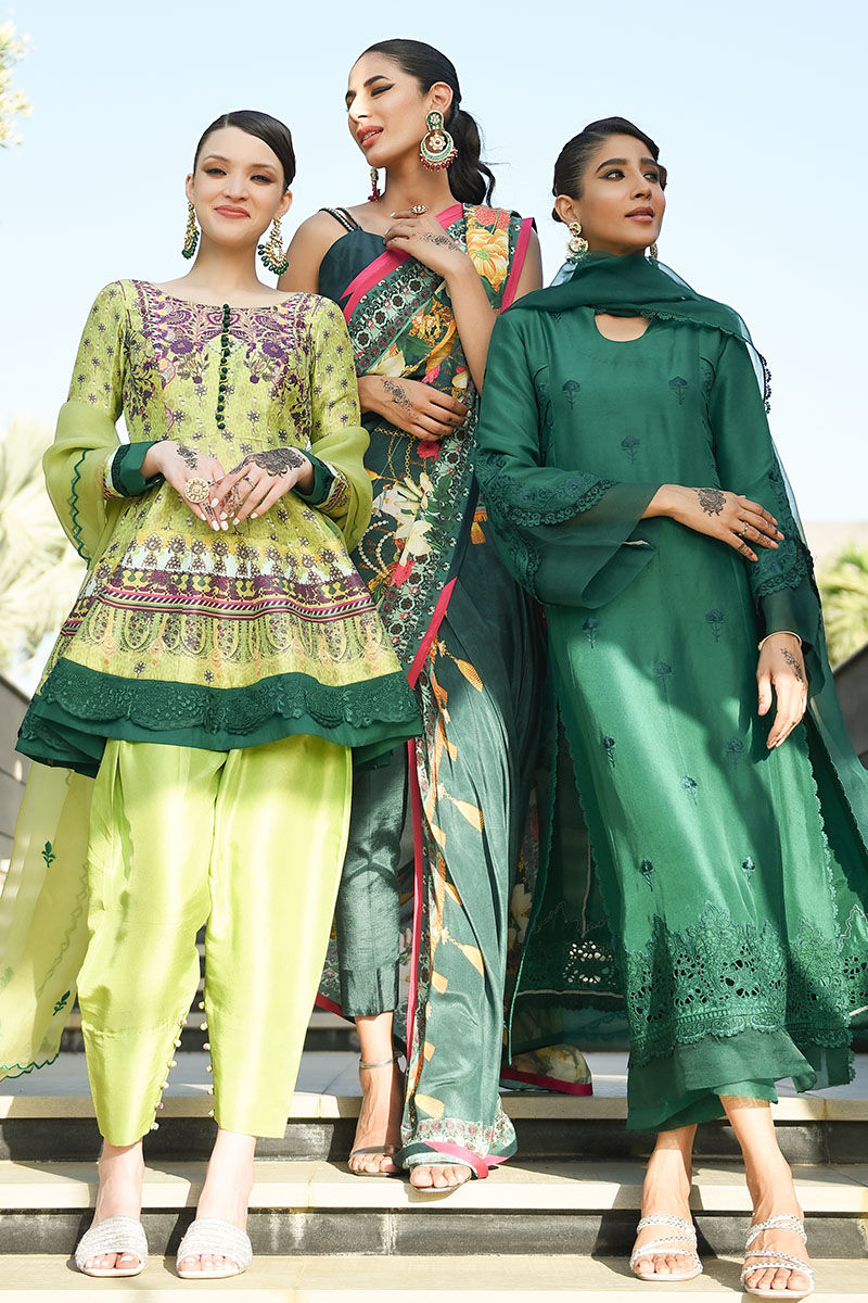 Ansab Jahangir | Luxury Silk Pret | DEEP LAKE - Official Ansab Jahangir stockist in UK - Sakeena London