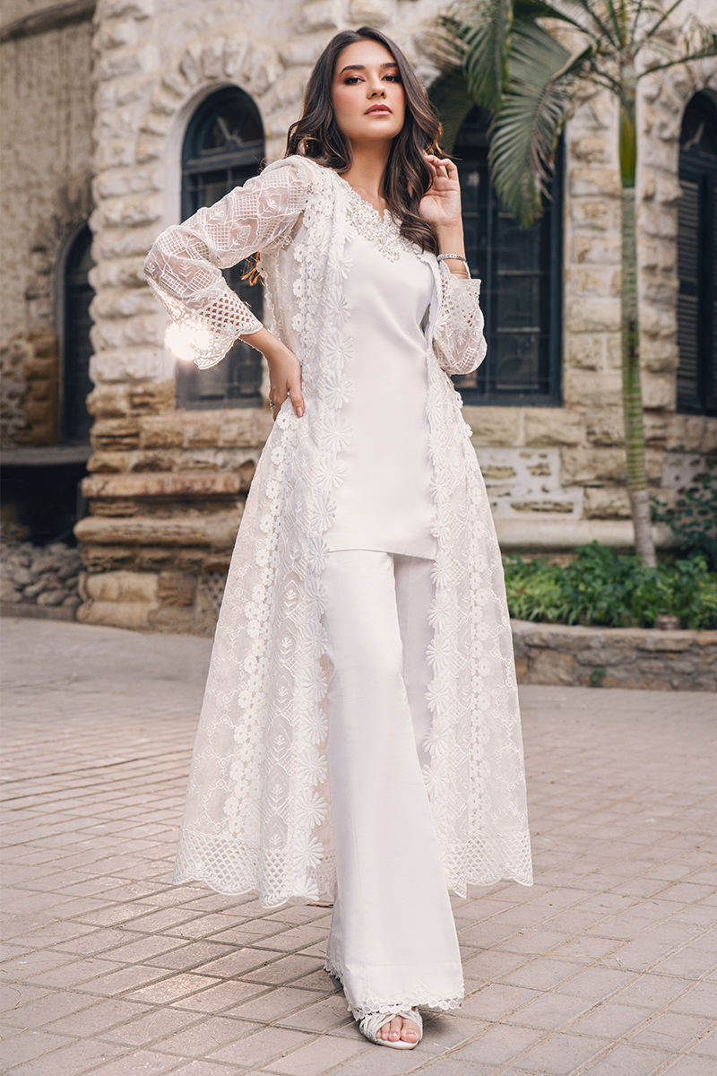 Fatima Khan | Best Sellers 24 | IRIS WHITE - Official Fatima Khan stockist in UK - Sakeena London
