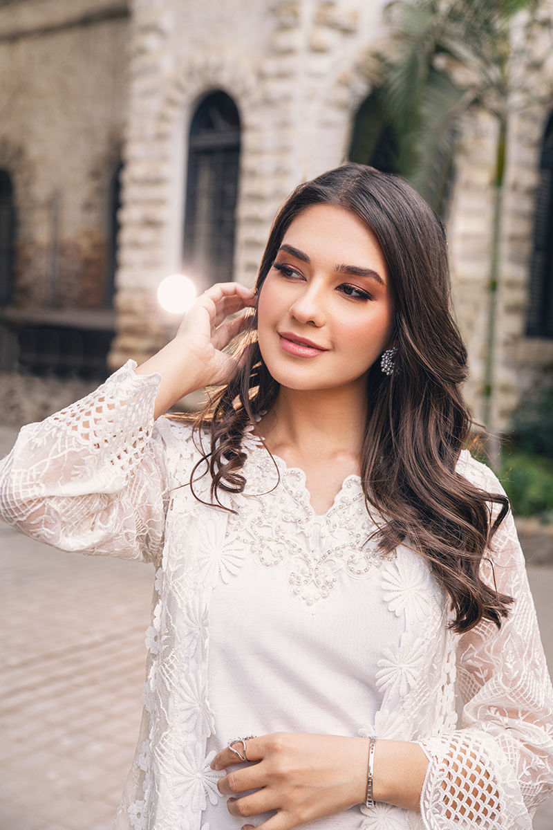 Fatima Khan | Best Sellers 24 | IRIS WHITE - Official Fatima Khan stockist in UK - Sakeena London