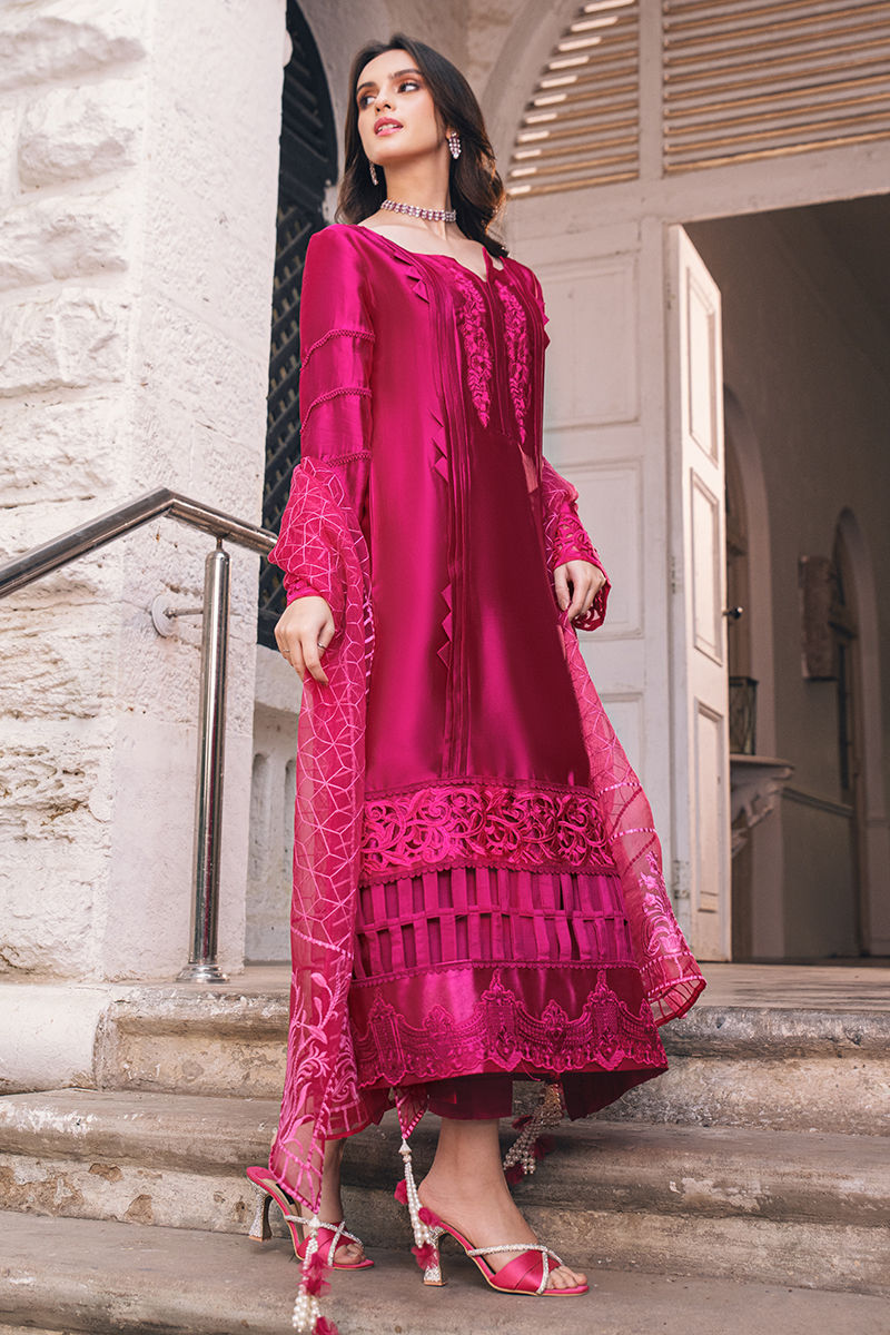 Fatima Khan | Luxury Pret 24 | FUCHSIA RUSH - Official Fatima Khan stockist in UK - Sakeena London