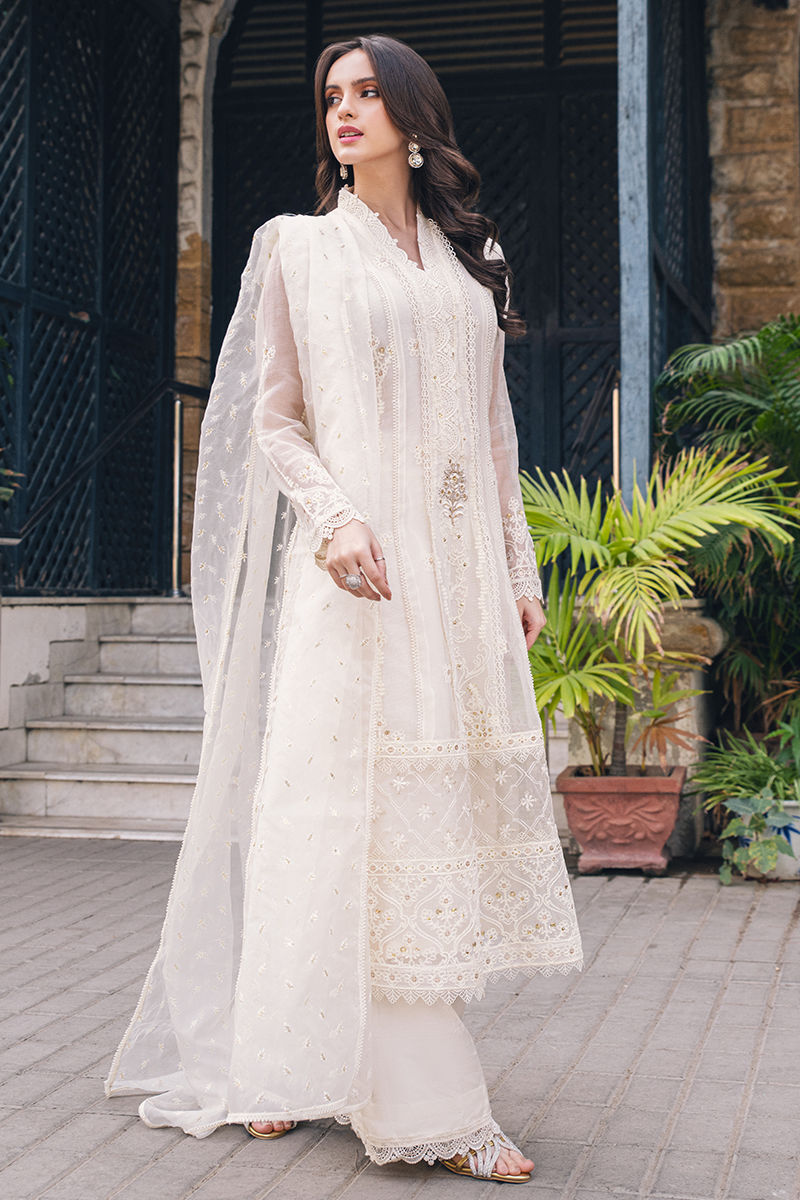 Fatima Khan | Luxury Pret 24 | MAGNOLIAN WHITE - Official Fatima Khan stockist in UK - Sakeena London