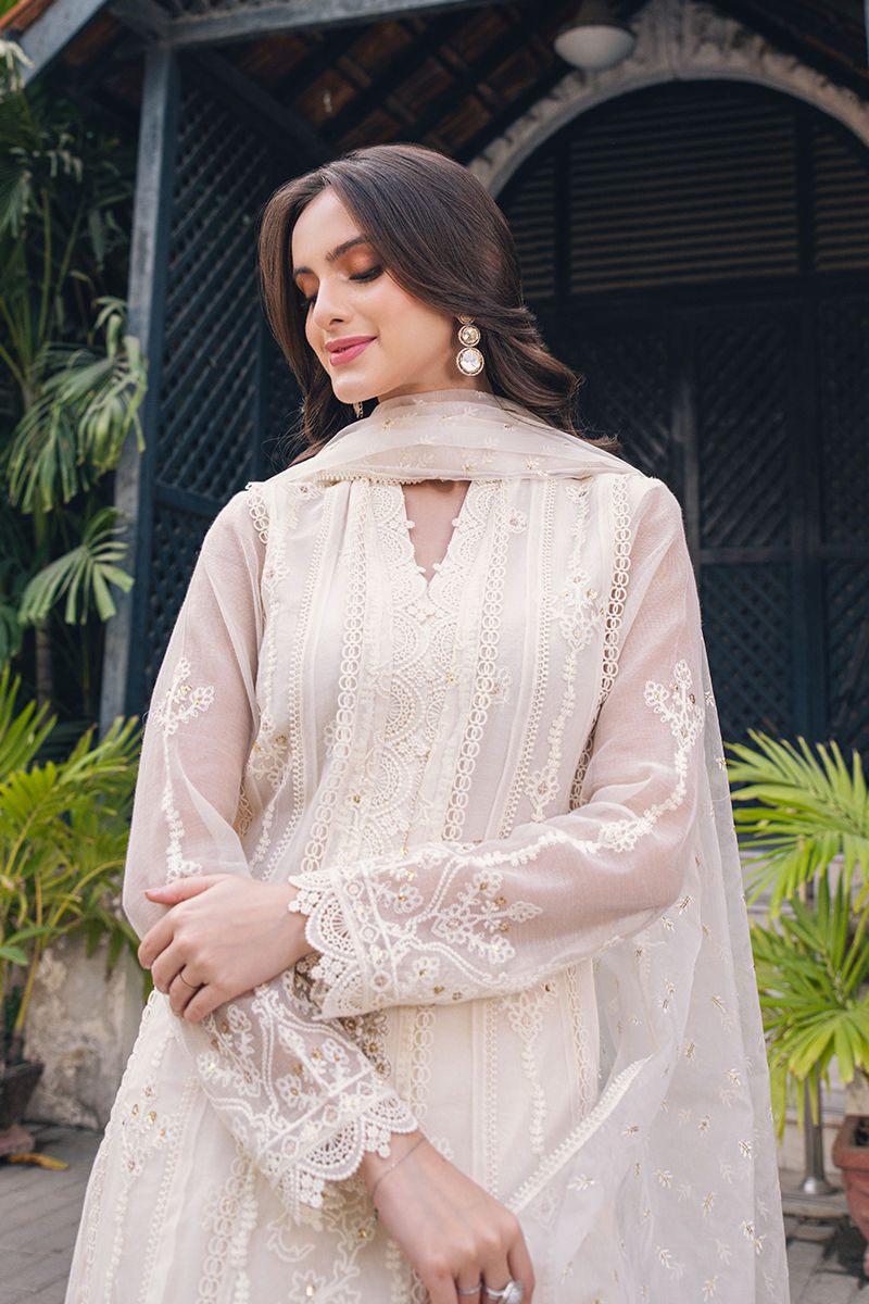 Fatima Khan | Luxury Pret 24 | MAGNOLIAN WHITE - Official Fatima Khan stockist in UK - Sakeena London