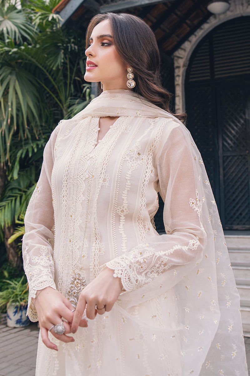 Fatima Khan | Luxury Pret 24 | MAGNOLIAN WHITE - Official Fatima Khan stockist in UK - Sakeena London