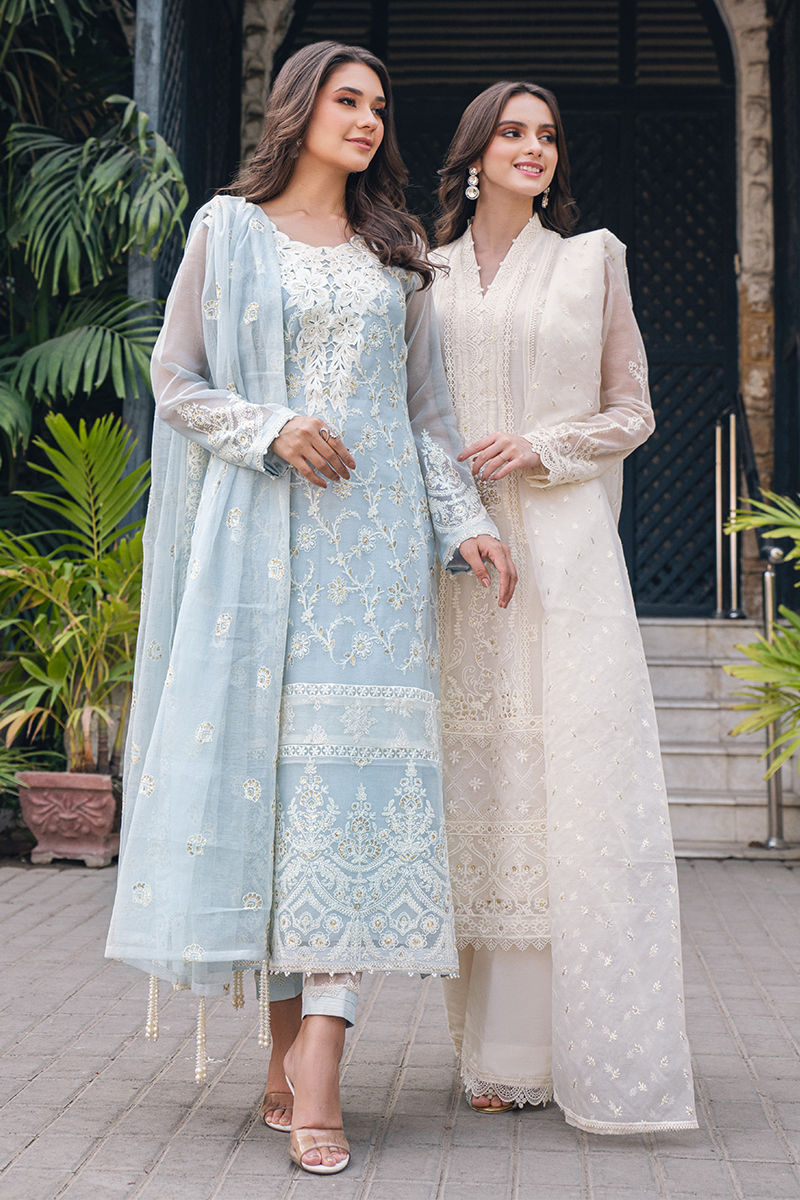 Fatima Khan | Luxury Pret 24 | LILY BLUE - Official Fatima Khan stockist in UK - Sakeena London