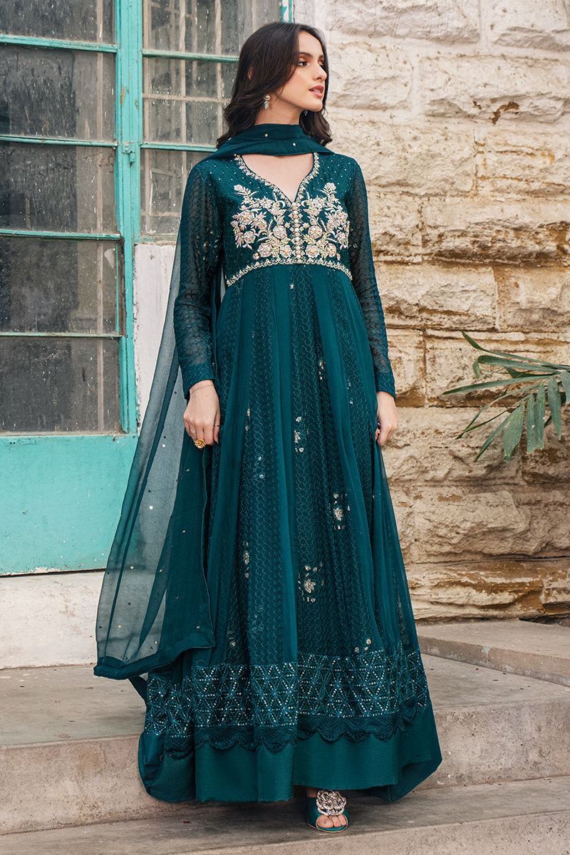 Fatima Khan | Best Sellers 24 | KALE GREEN PESHWAS - Official Fatima Khan stockist in UK - Sakeena London