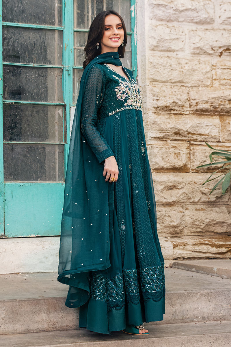 Fatima Khan | Best Sellers 24 | KALE GREEN PESHWAS - Official Fatima Khan stockist in UK - Sakeena London