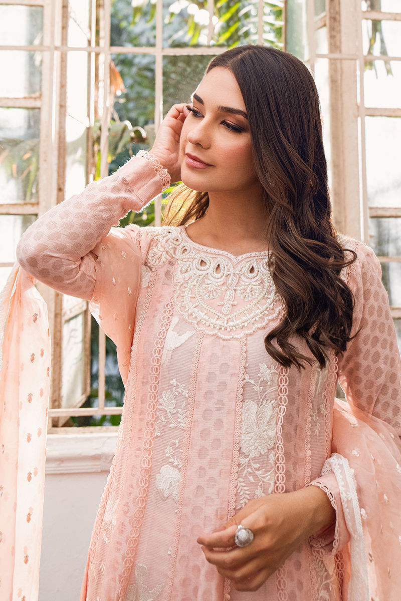 Fatima Khan | Best Sellers 24 | CORAL PEACH KALIDAR - Official Fatima Khan stockist in UK - Sakeena London