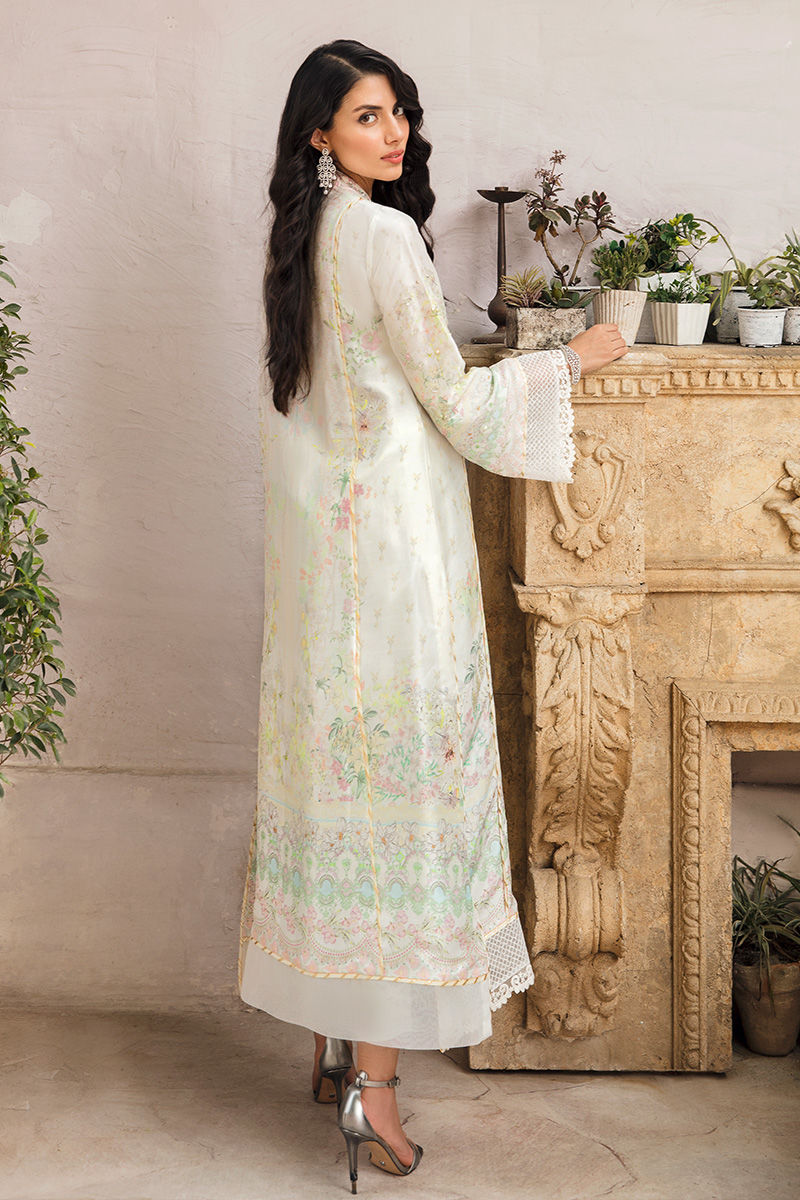 Ansab Jahangir | Luxury Silk Pret | WHISPER WHITE - Official Ansab Jahangir stockist in UK - Sakeena London