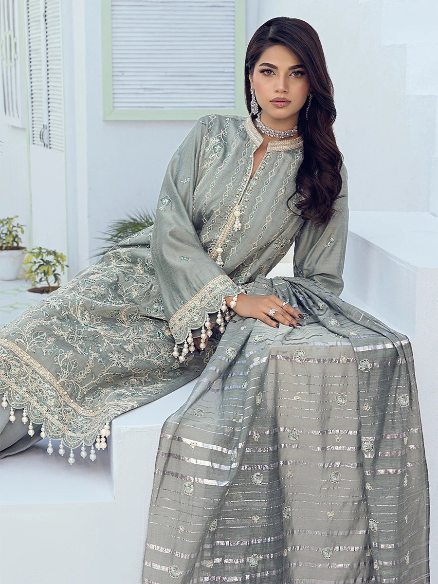Salitex | Signature Festive Chiffon | SUNW6NO010UT - Official Salitex stockist in UK - Sakeena London
