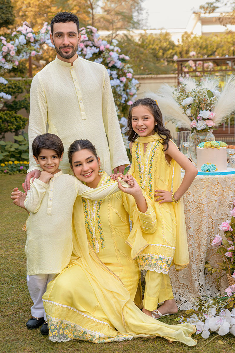 Fatima Khan | Luxury Pret 24 | VIVID YELLOW - Official Fatima Khan stockist in UK - Sakeena London