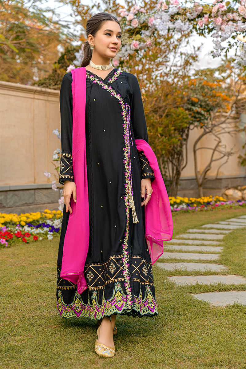 Fatima Khan | Luxury Pret 24 | BERRY BLACK - Official Fatima Khan stockist in UK - Sakeena London