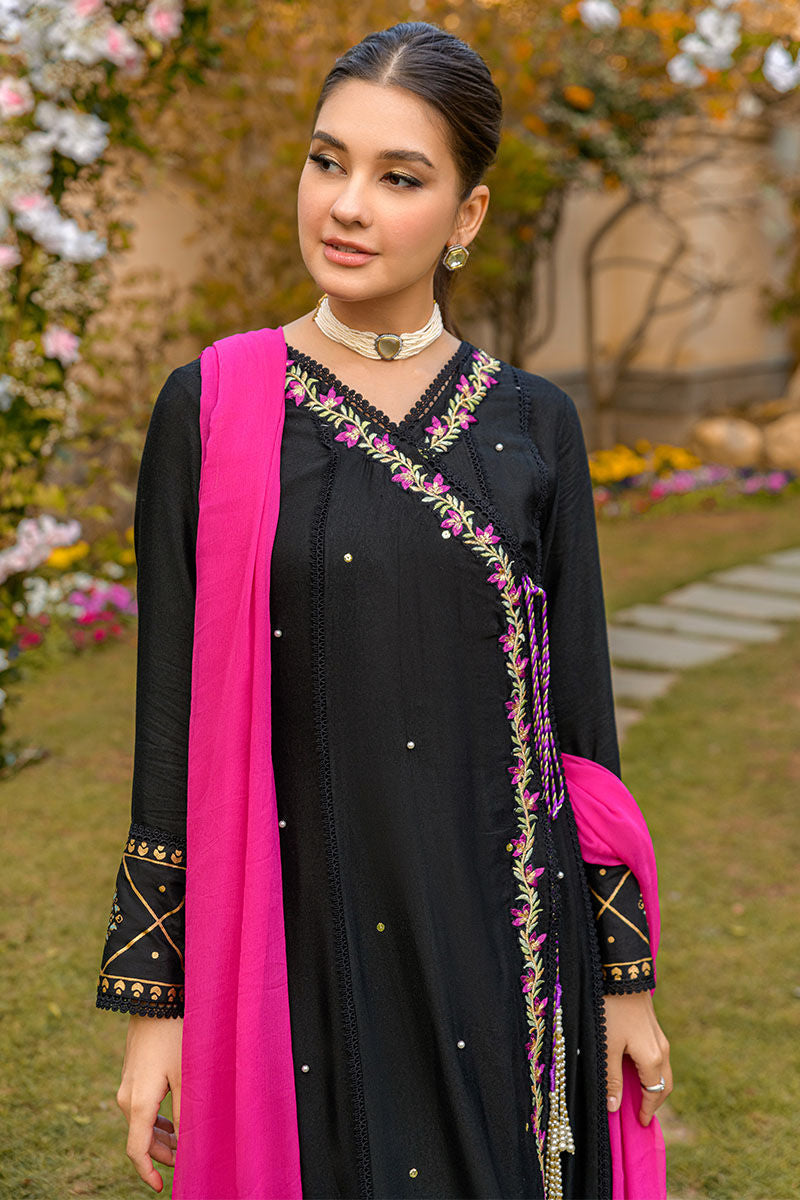 Fatima Khan | Luxury Pret 24 | BERRY BLACK - Official Fatima Khan stockist in UK - Sakeena London